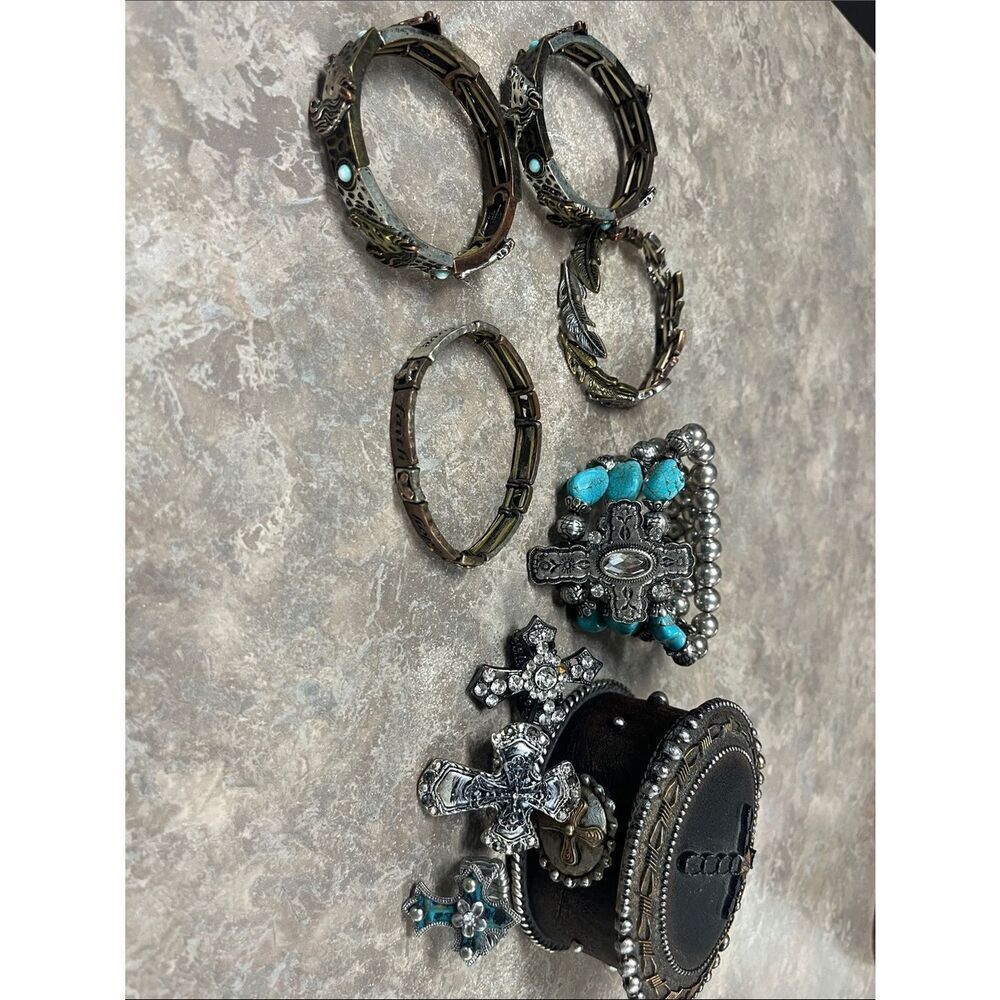 Western bracelets and rings